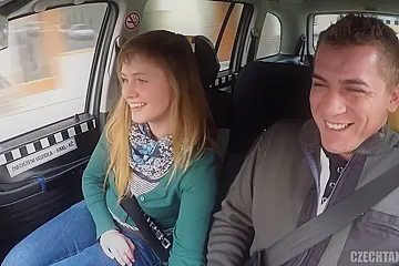 Sex In The Taxi, Hot teen Blonde (18+) - porn video