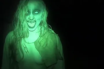 The Guy Fucks Hot Two Beauties In Horror Style - porn video