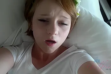 Lucy Valentine Rides Your Cock In Bed (pov Style) - porn video