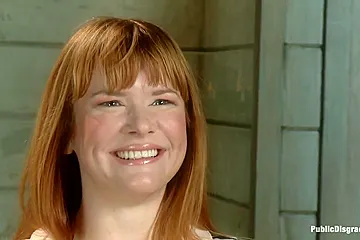 Lorelei Lee And Claire Robbins - Strangers Get Handsy: A Slutty Redhead Gets Dpd By Dicks On Sticks In Public! - porn video