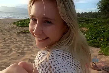 Spending Time With Peyton On The Beach Watching The Sunset Is Amazing - Peyton Coast - porn video