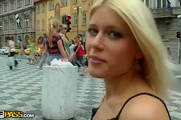 Tour On Prague With Wild Sex With Sweet Cat - porn video
