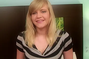 Cute Blonde teen With Big Firm Titties Gets Creampied (18+) - porn video