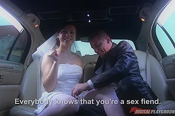 Bride Gets Fucked Hard By Husband And His Friend - porn video