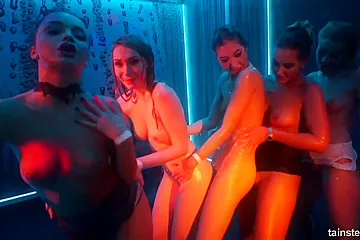 Lezzies - The Femme Fest Part 4 - Cam 3 - Emylia Argan, Cherry Kiss And Ani Black Fox - porn video