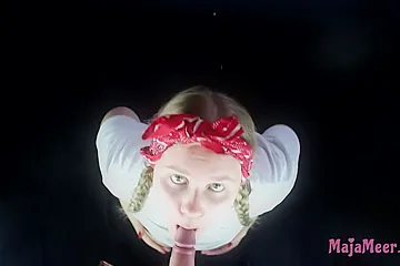 Maja Meer In Shy Chubby Girl Love Sucking Cock - Cum On Face - porn video
