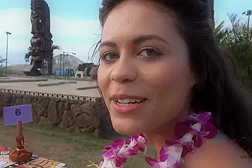 After The Luau She Gets A Fresh Creampie - Blair Summers - porn video