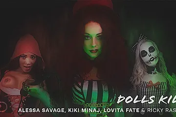 Alessa Savage, Lovita Fate And Kiki Minaj In Dolls Kill - porn video