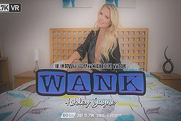 I Love Watching You Wank - Blonde In Lingerie Joi - Ashley Jayne - porn video