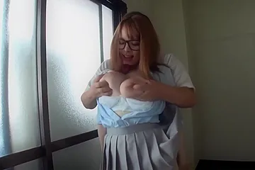Nina Nishimura Is A Seductive, Asian schoolgirl Who Likes (18+) - porn video