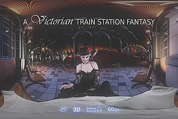 Bobbi Dylan In A Victorian Train Station Fantasy - 360 Hardcore - porn video