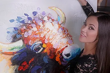 Alyssa Reece - Art Sold For Sex - porn video
