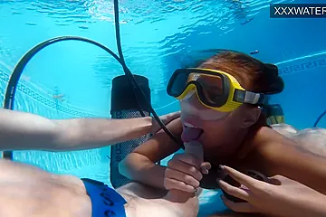 Polina Rucheyok Gets Fucked Hard In Mouth Underwater - porn video