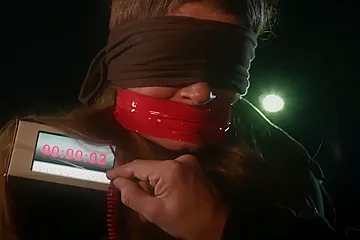 German Girl Tape Gagged And Blindfolded - porn video