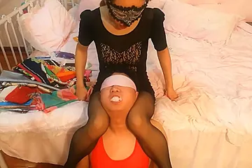 Chinese Scarf Bondage Femdom - porn video
