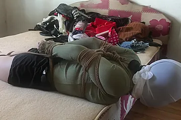Chinese Pantyhose Bondage - porn video