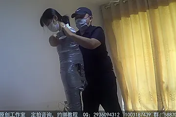 Chinese Girl In Mummification - porn video