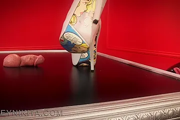 Shoejob In Cockboard - porn video