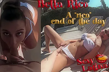 Bella Rico - A Rico End Of The Day - Prologue; Gorgeous Brunette Amateur Blowjob - porn video