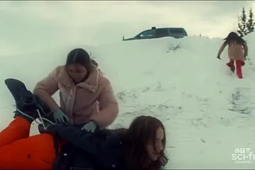 Melanie Scrofano - Hogtied With Cable Ties - porn video