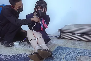 Asian Ziptied Left In Suitcase - porn video