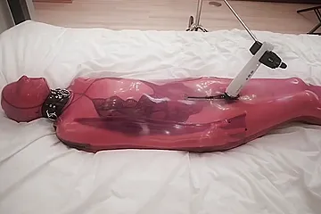 Orgasms In Clear Sleepsack - porn video