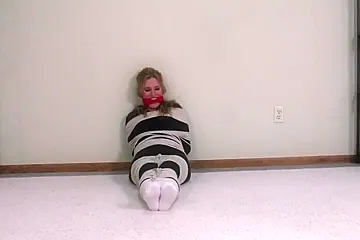 Blair Tied With Lotsa Rope And Socks - porn video