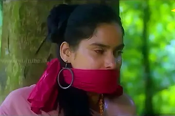 Red Otm Scarf Gagged Women - porn video