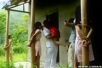 Outdoor Bondage Photoshoot Of Chinese Girls - P2 - porn video