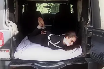 Car Bondage Struggle Pt.2 - porn video