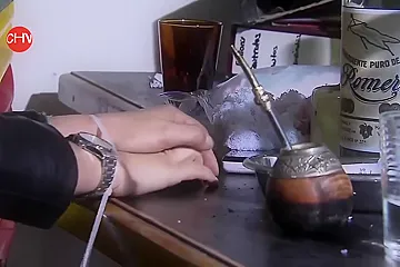 Leather Jacket Women Cleave Gagged - porn video