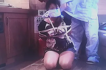 Mature Asian Woman Tied Up Session - porn video