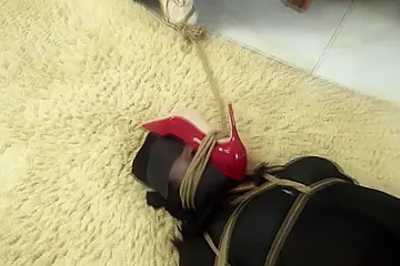 Asian Girl Shoe Gagged - porn video