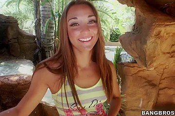 Petite Girl Gets Fucked By 12 Inches Of Cock - Marry Lynn - porn video