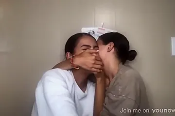Lesbian Couple Handgag Comp - porn video