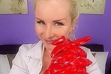 Red Latex Gloves - porn video