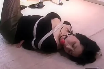 Asian Double Gag Step sisters - porn video