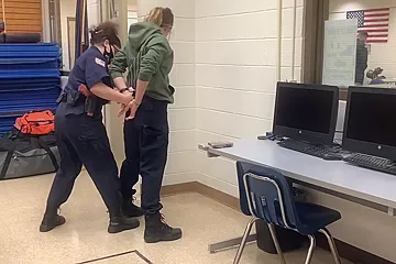 Criminal Justice Arrest And Frisking Demo - porn video