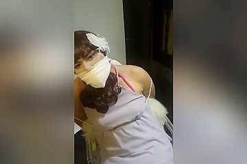 Nikki Gagged Kept Behind Curtain - porn video
