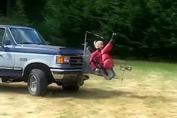 Bound And Fucked On The Truck - porn video