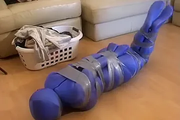 Zentai Suit Duct Tape Job [full] - porn video