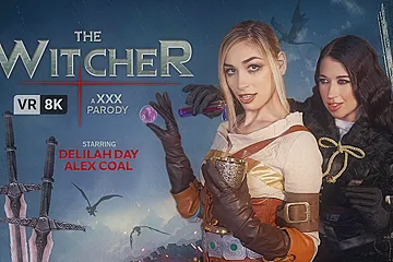 The Witcher (a Xxx Parody) - Mff Threesome Cosplay With And With Delilah Day And Alex Coal - 色情視頻