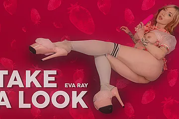 Eva Ray In Take A Look - Busty Babe Solo - porn video