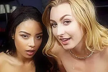 Game Of Truth Or Dare Leads To A Vr Threesome - Maya Bijou And Alexa Grace - porn video