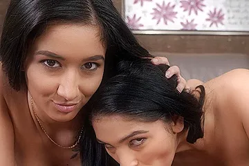 Darce Lee And Ava Black - These Brunettes Have No Problem Sharing Your Cock - porn video