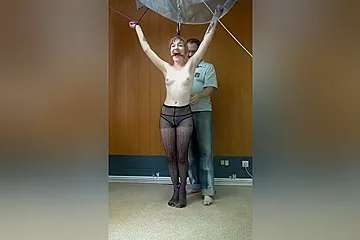 Standing Tied Up In Pantyhose - porn video