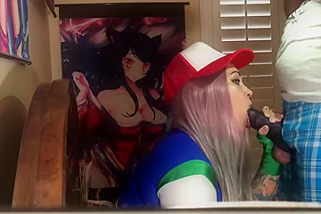 Pokemon Trainer Sucks Off And Gets Fucked Hard By Arcanine And Rapidash - porn video
