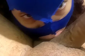 Bbw Sub Takes Ball Sucking Serious - porn video