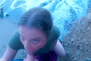 Giving Step mom A Creampie While Out Walking On The Beach With Erin Electra - porn video