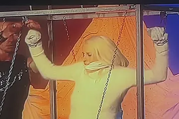 Drop Spike. Throwing It Way Back To The Glitz N Gore Sh - porn video